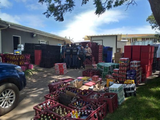 seized alcohol worth around R1 million from a tavern owner in Thornhill, Eastern Cape