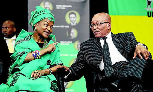 Baleka Mbete and Jacob Zuma