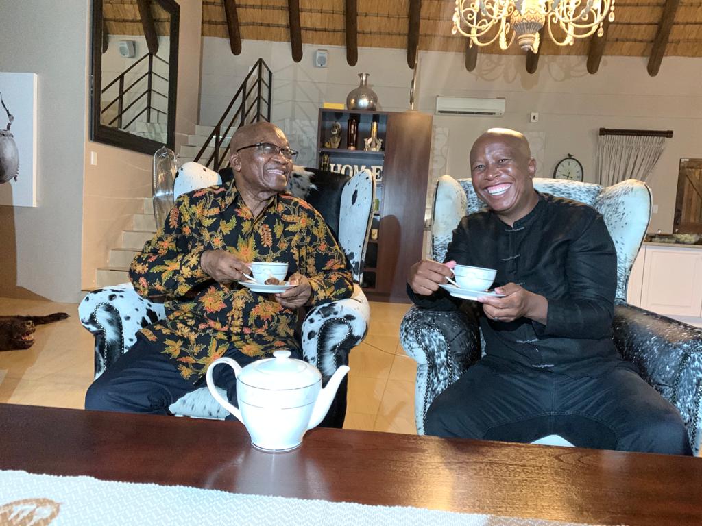 Julius Malema and Jacob Zuma