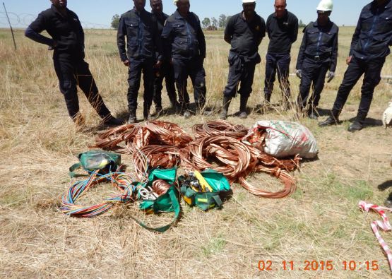 Transnet employees arrested for copper theft worth R1.9 million