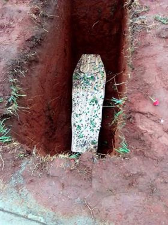 grave found open