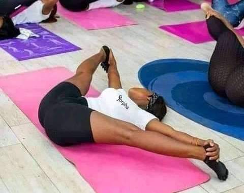ladies working out
