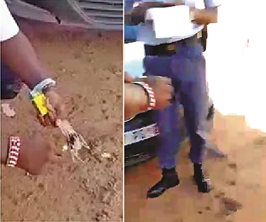 police officers run to Sangoma for help after thieves steal police van