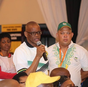 Ace Magashule and Ricardo Mettler