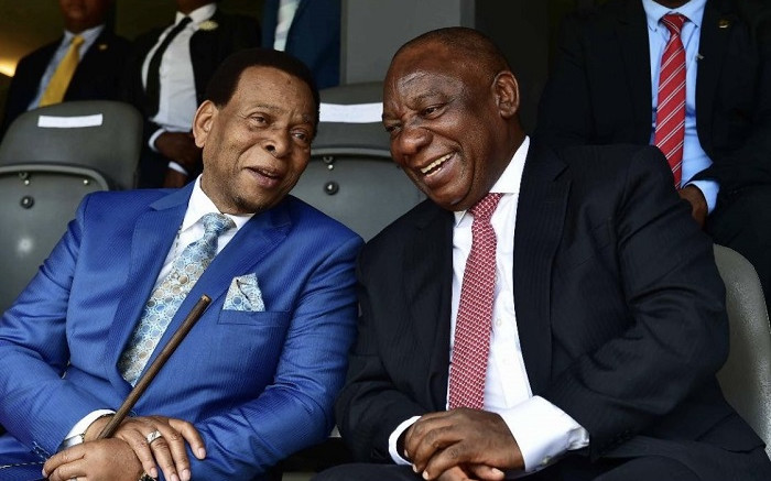 Cyril Ramaphosa and AmaZulu King Goodwill Zwelithini