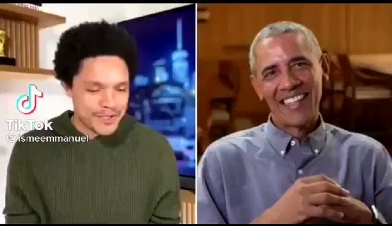 Former President of America, Barack Obama throws Trevor Noah under the bus