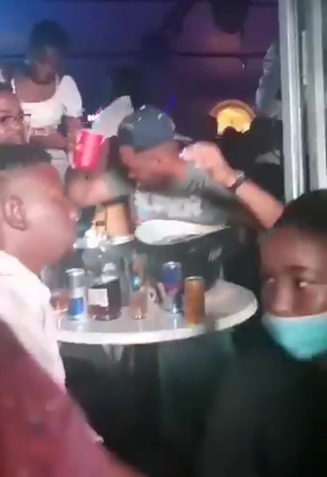 Itumeleng Khune partying