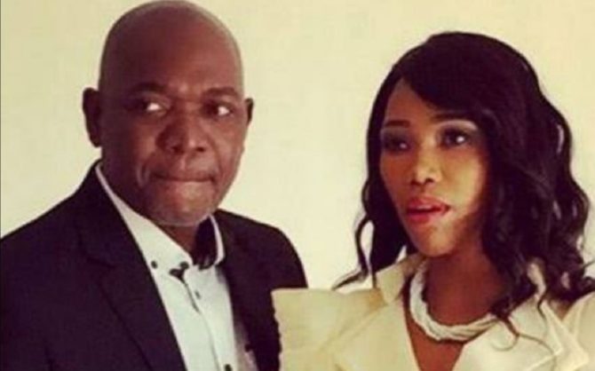 Sonia Mbele and Menzi Ngubane