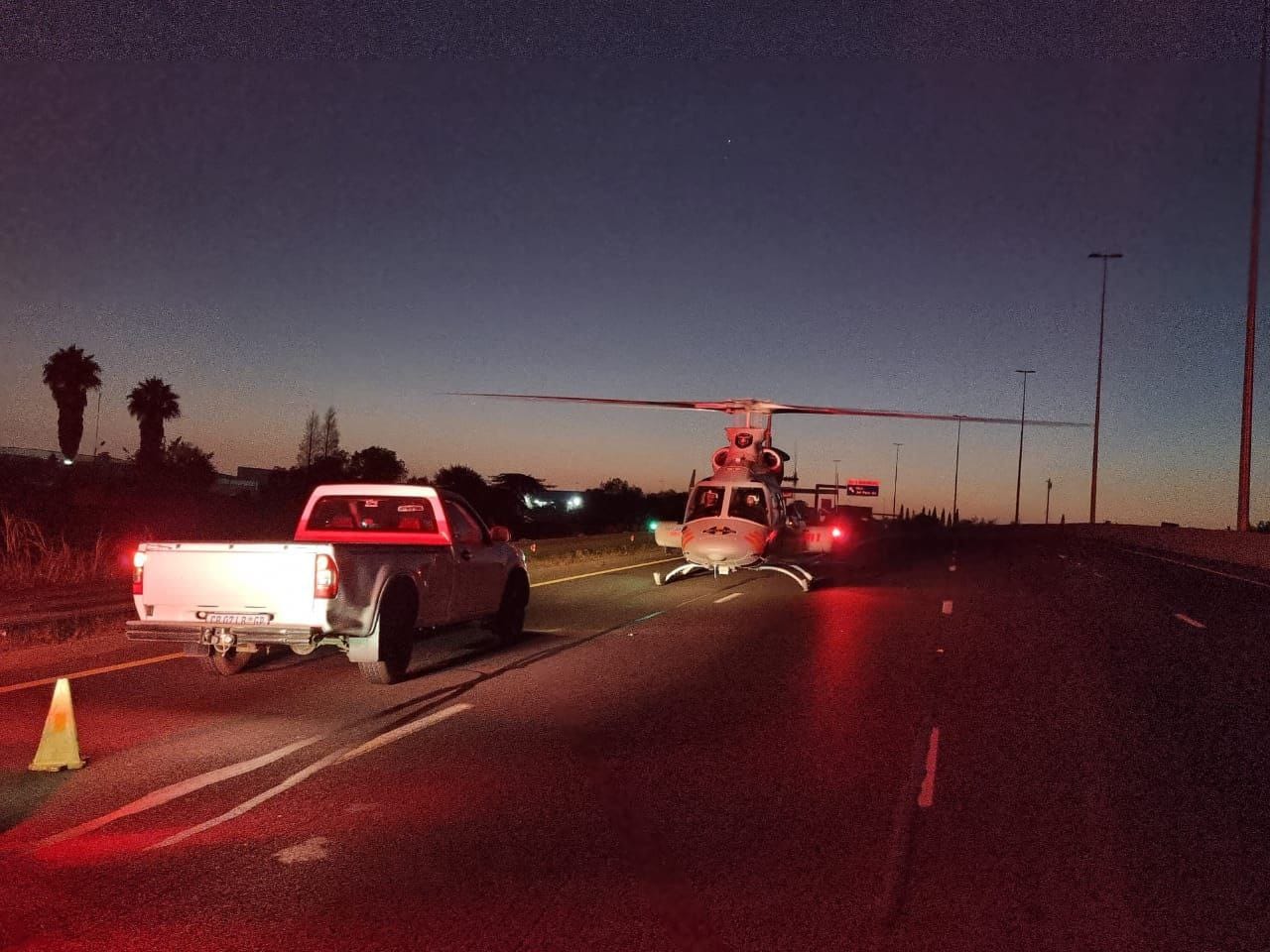 Truck driver seriously injured