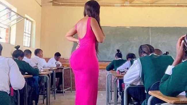 teacher in the class