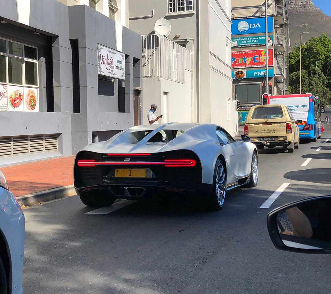 R50 million Bugatti spotted in the streets of Mzansi