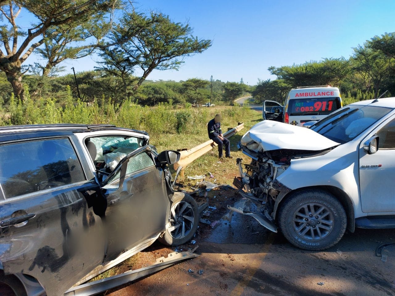 Four injured in head-on collision
