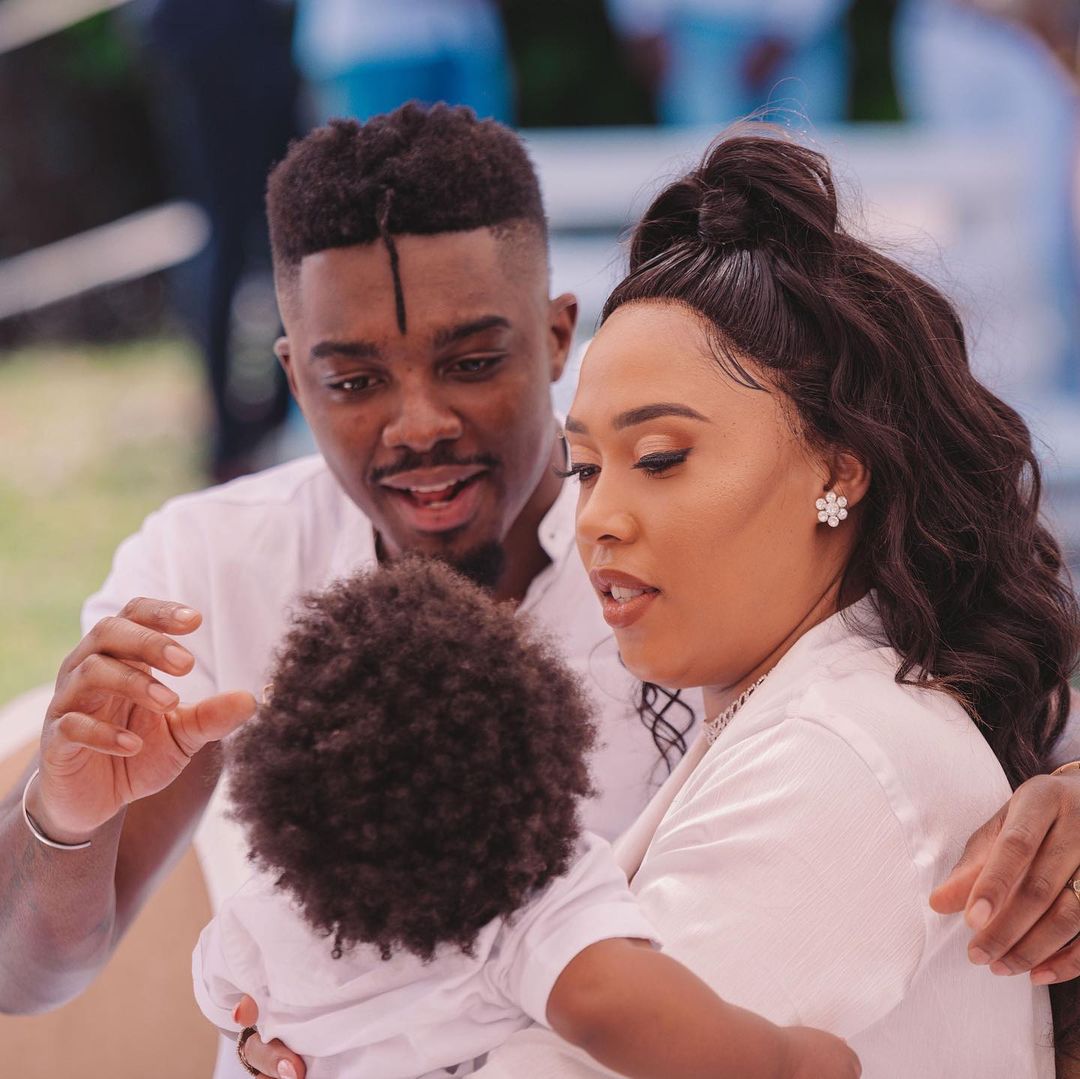 Inside Simz Ngema and Tino Chinyani's dedication event for their Baby