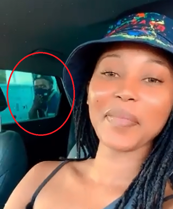 Sweet video of SA petrol attendant blowing a kiss to young lady sitting in her car