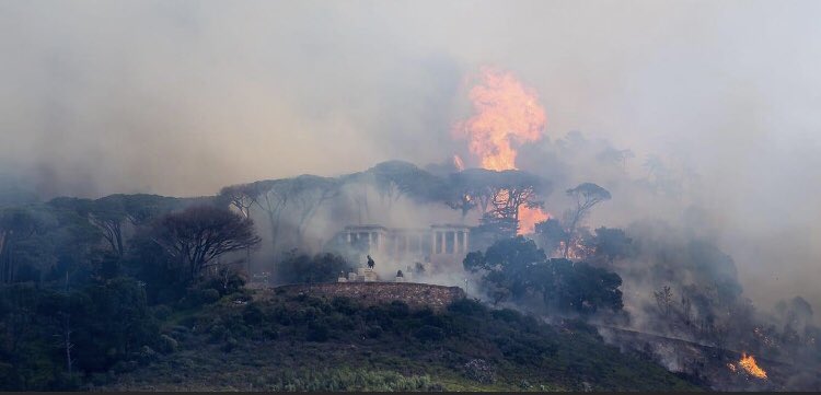 Table Mountain fire