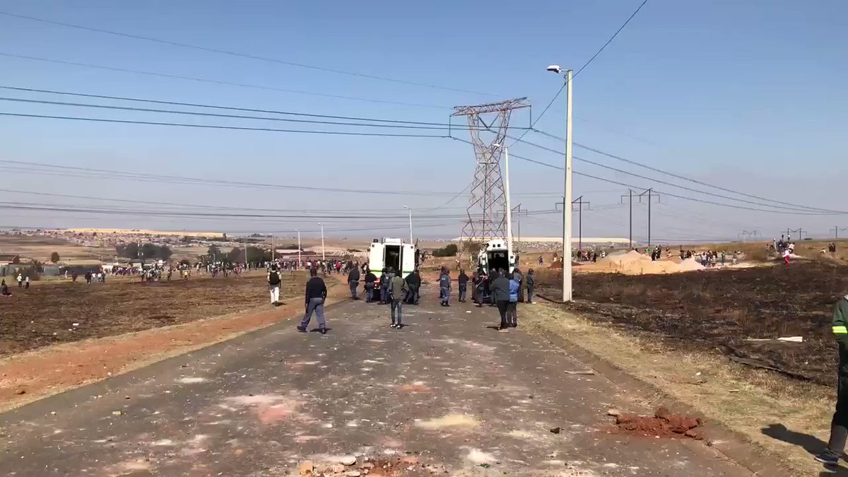 Police use teargas on protesting Swaneville residents