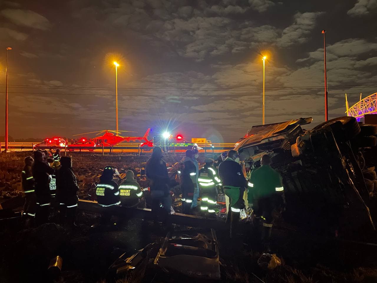 Surgeons amputate mans lower legs after being crushed in truck crash