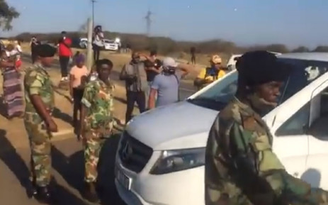 Jacob Zuma's supporters block police vehicle from entering Nkandla homestead