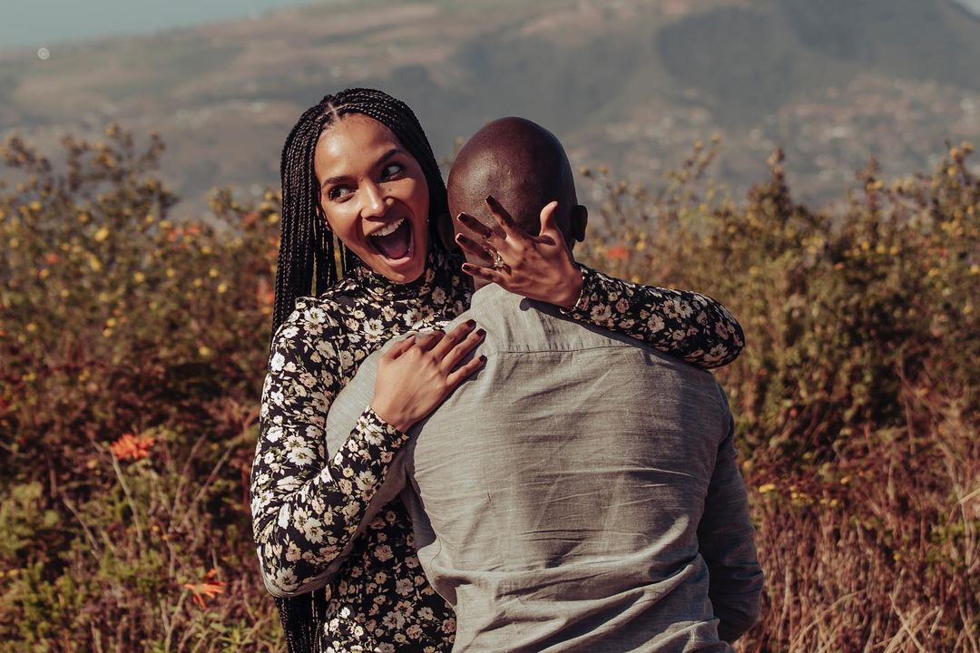 Musa Mthombeni and Liesl Laurie