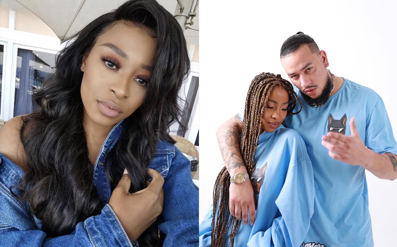 Nelli Tembe AKA and DJ Zinhle
