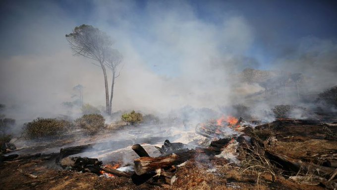 Plastic View informal settlement fire