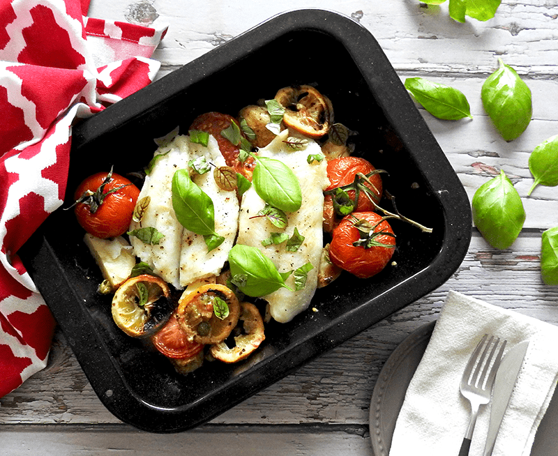 Roasted tomato with Mediterranean vegetables