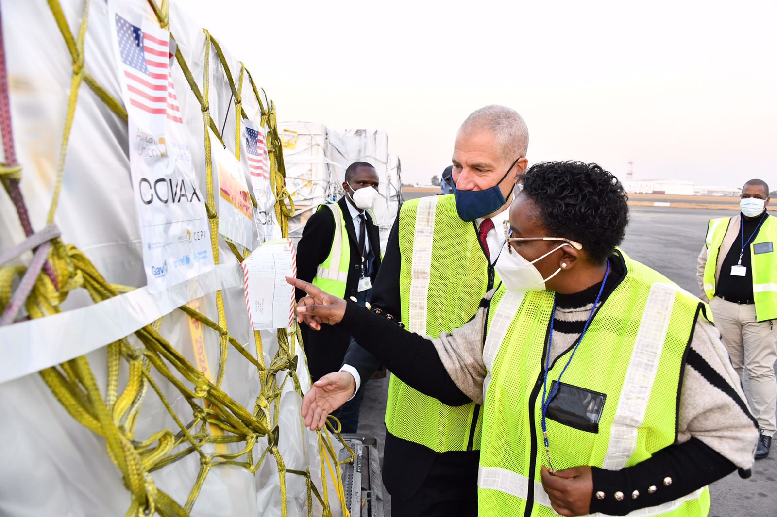 2.8 Million Pfizer vaccine doses at the OR Tambo International Airport