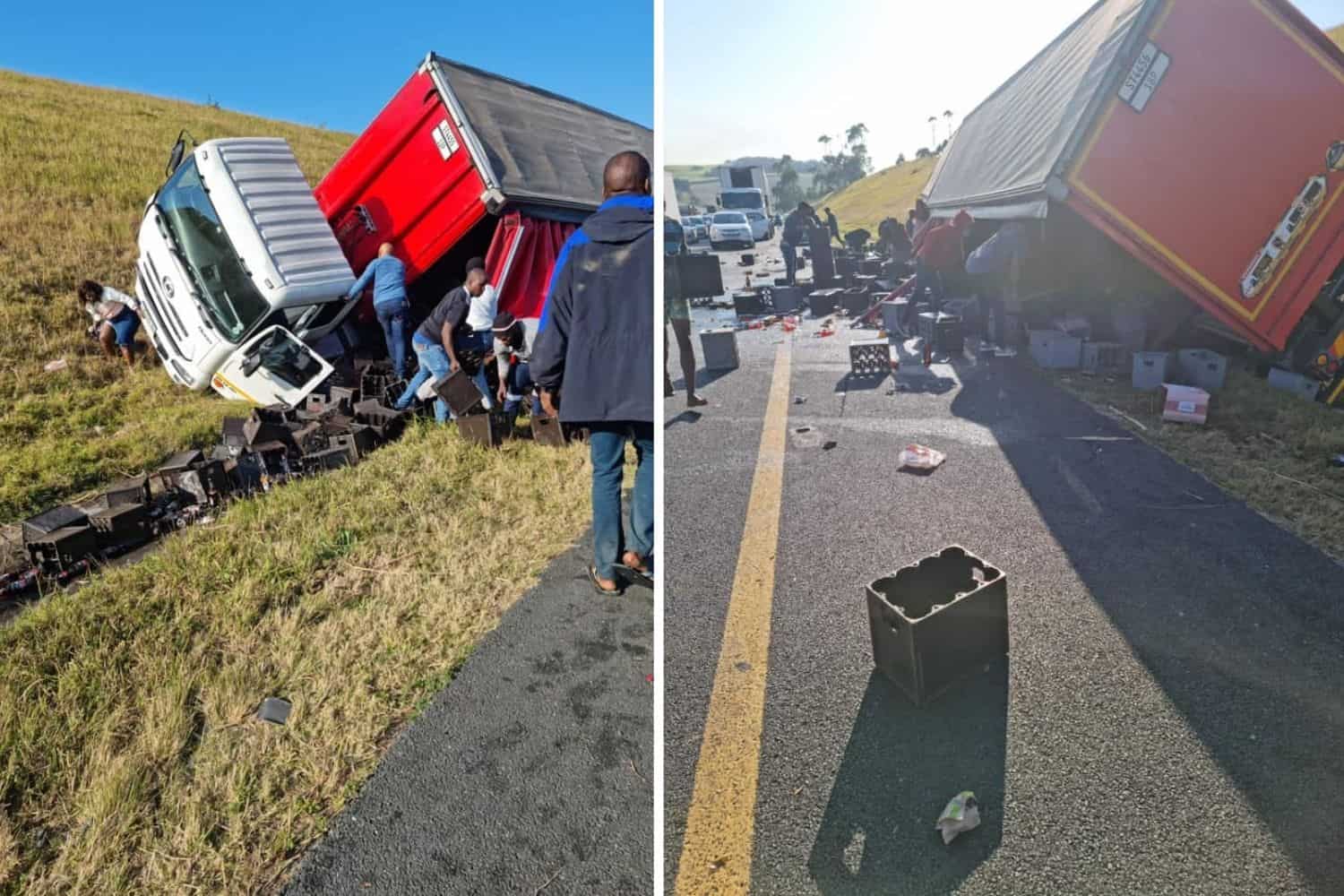 3 killed and goods looted on the N2 after multi-vehicle collision