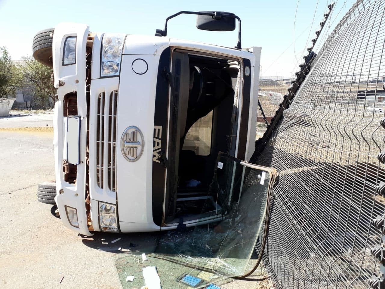 Driver injured in rollover