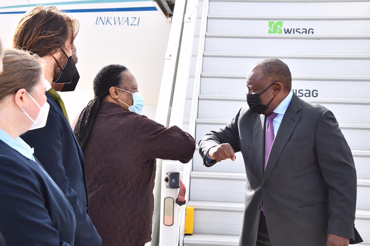 President Ramaphosa in Germany for the G20 Compact with Africa meeting