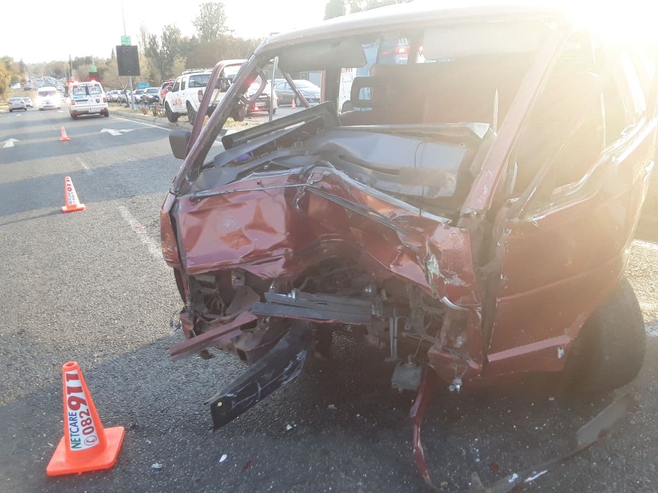 Five injured in Sandton collision