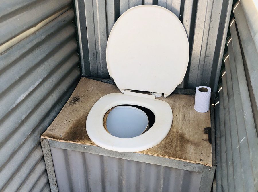 pit toilets