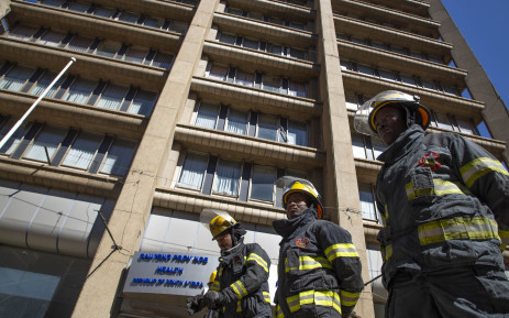 Bank of Lisbon building fire