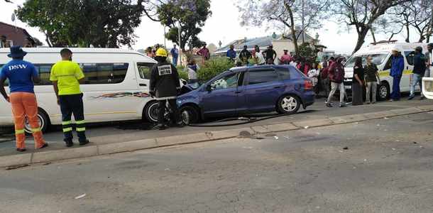 KZN driver crashes into taxi after allegedly fleeing from fatal car crash
