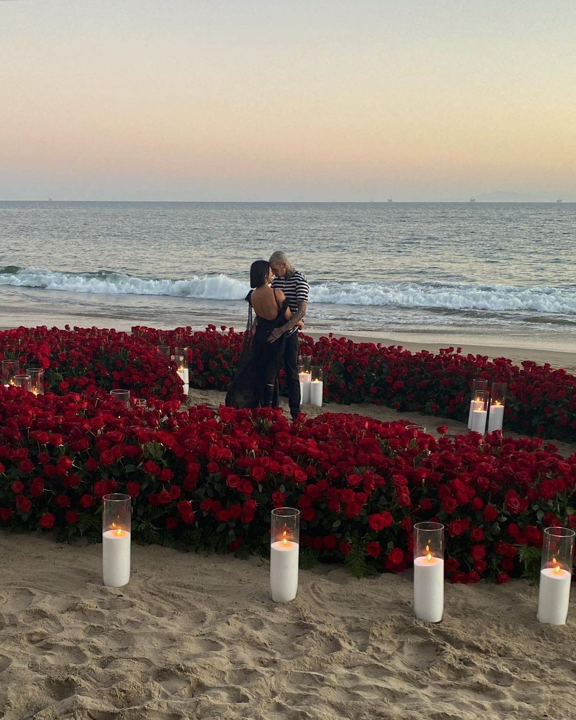 Kourtney Kardashian and Travis Barker