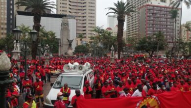Numsa’s countrywide march in Gqeberha