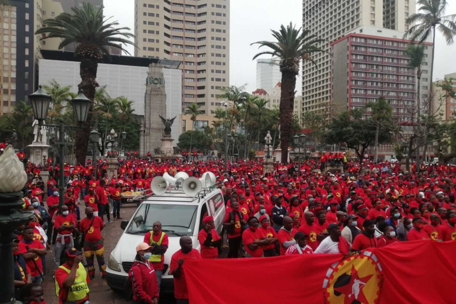 Numsa’s countrywide march in Gqeberha
