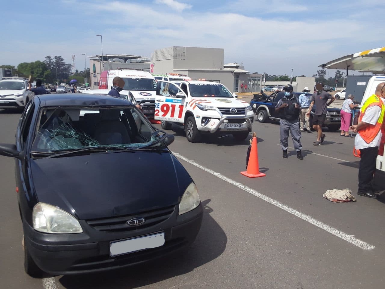 Pedestrian critically injured after being hit by car