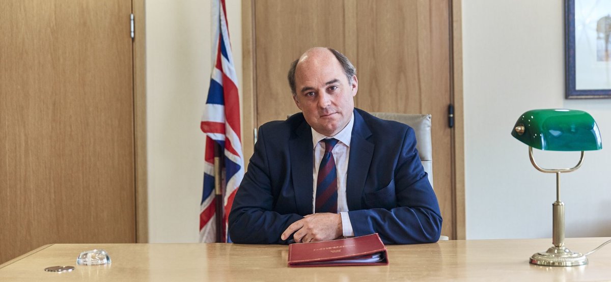 Britain's Defence Secretary Ben Wallace