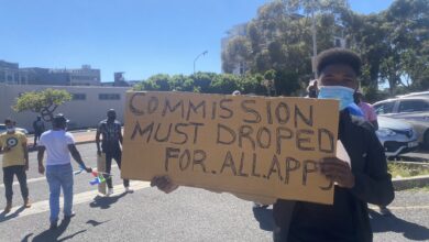 Cape Town e-hailing taxi drivers march to Parliament over pay dispute with Bolt & Uber