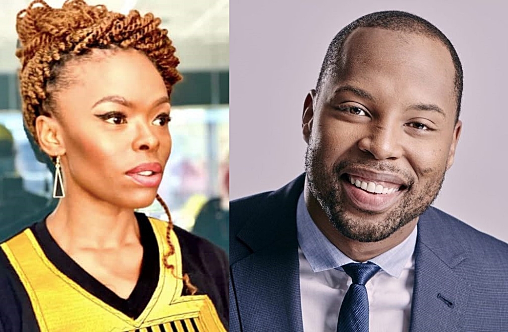 Unathi Nkayi and Sizwe Dhlomo