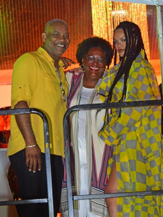 mia mottley and Rihanna