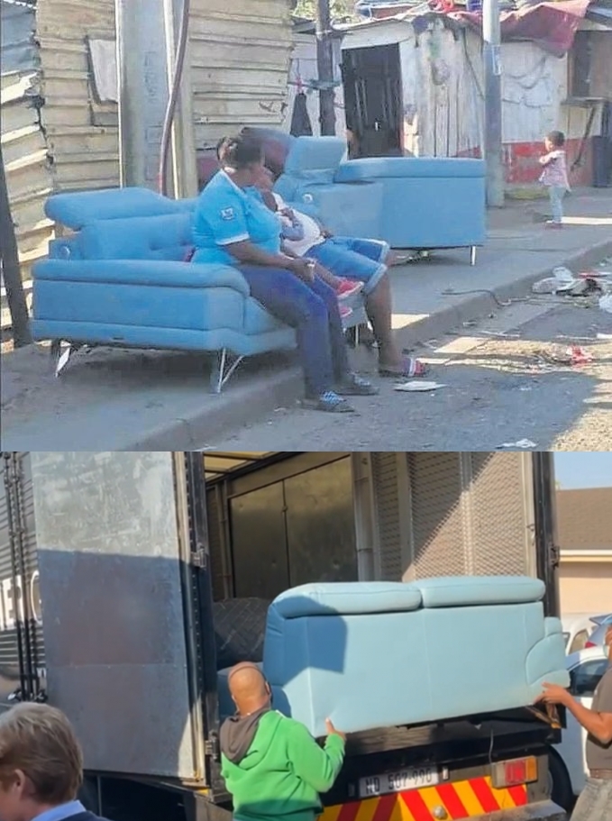 San Pablo Leather Corner Couch