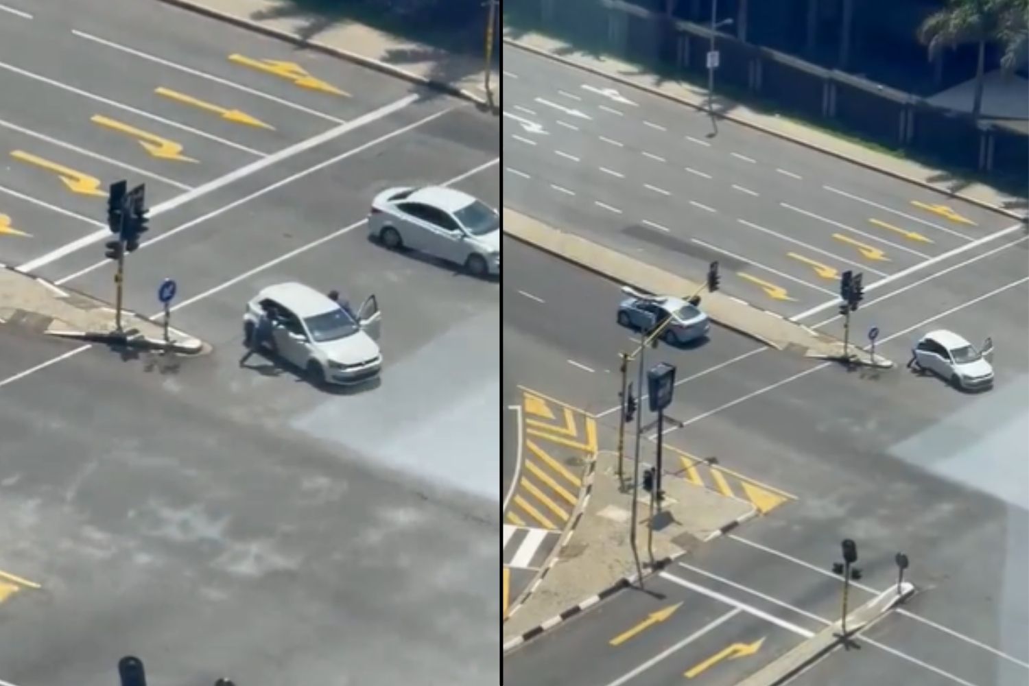 Shocking footage shows armed men kill victim in Sandton traffic