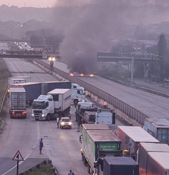 Protest action closes N3 in Pietermaritzburg