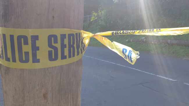 SAPS police crime scene