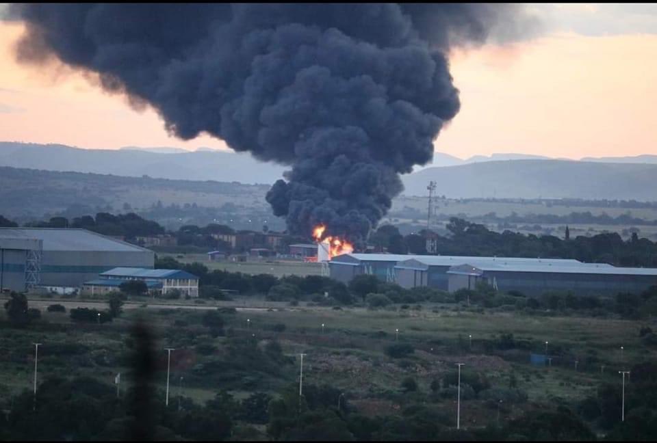 Waterkloof Base fire