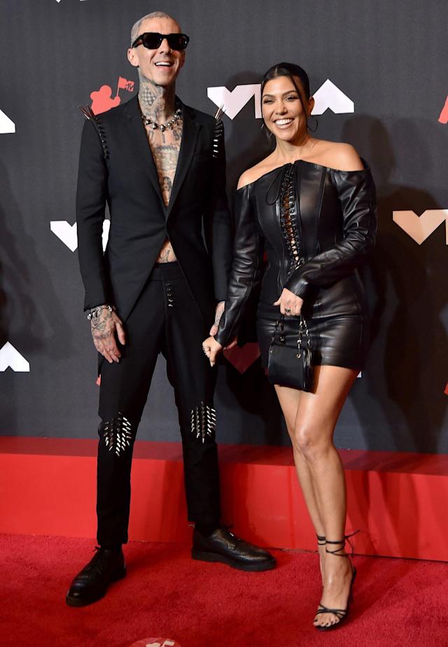 Kourtney Kardashian and Travis Barker