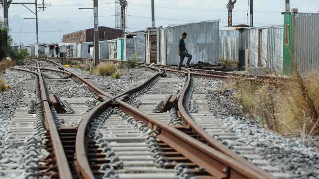 Prasa, rail line in Langa, Metrorail