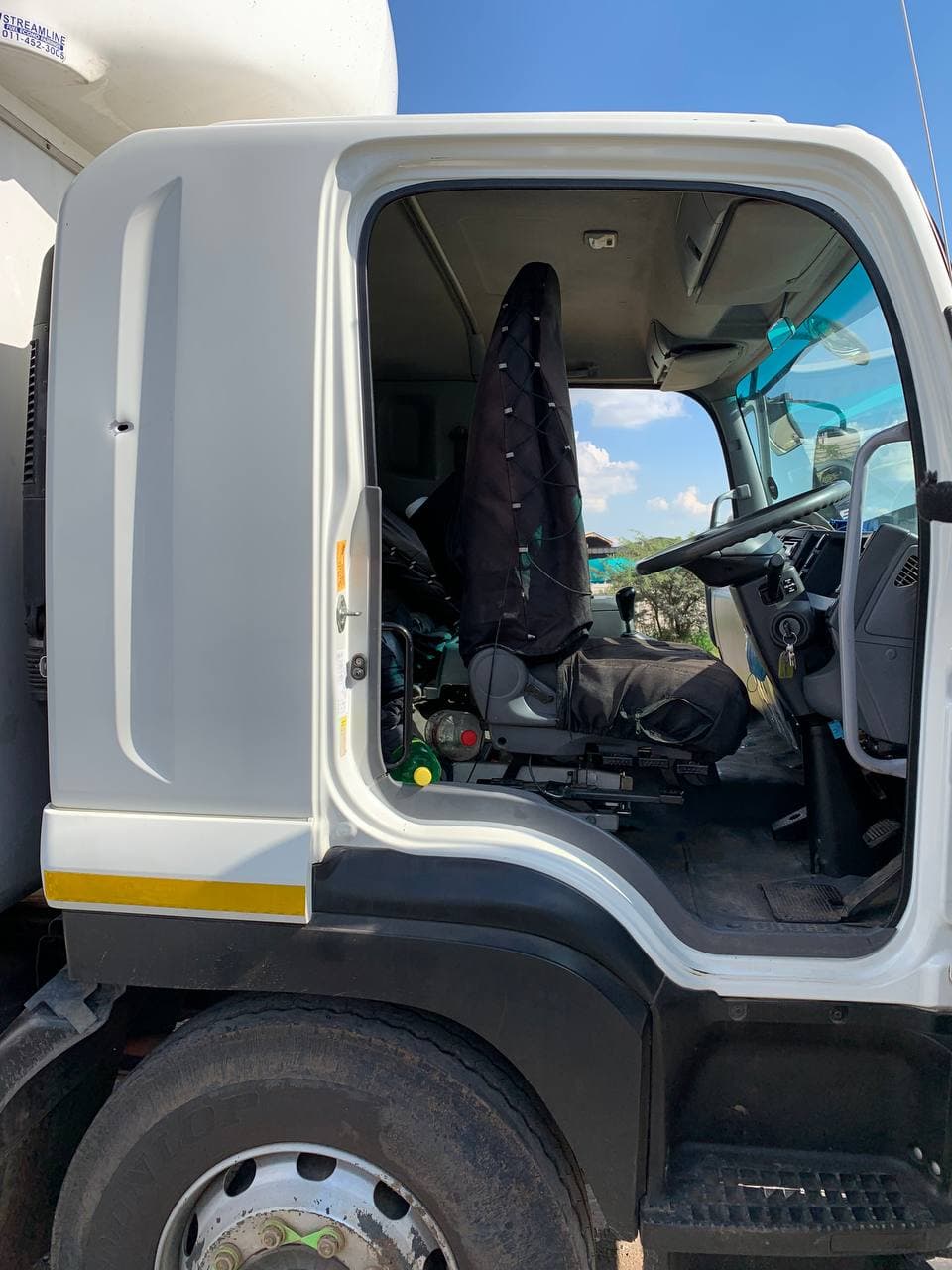 Truck driver critical after being shot in chest
